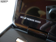 Das Notebook beherrscht SRS Premium Sound.