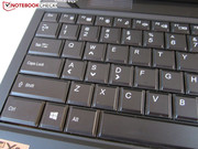 Unser Testgerät hatte eine US-Tastatur.