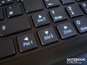 Jegliche Tasten sind angenehm dimensioniert.