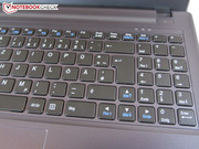 ...und einem dedizierten Nummernblock.