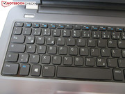 Das Tastaturbett wurde mit einer Hochglanzlackierung versehen.