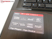 MSI verpasst dem GP70 jede Menge Features.