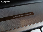 Das Notebook unterstützt Dolby Home Theater und Virtual Surround Sound.