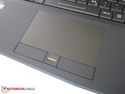 Das Touchpad bietet einen Fingerabdruck-Scanner.