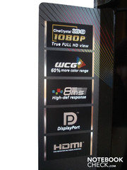 Acer zielt bei Display und Monitoranschlüssen auf Multimediafans ab
