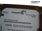 Die zwei Festplatten stammen von Hersteller Seagate und verfügen über jeweils 320 GByte