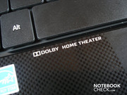 Das Subnotebook unterstützt Dolby Home Theater