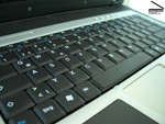 Die Tastatur des MSI M635 ist angenehm zu bedienen und leise.