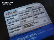 Notebookdetails, Das 15.6-zöllige Display verfügt über LED-Hintergrundbeleuchtung