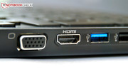 Auf dem neuesten Stand: VGA, HDMI, USB 3.0