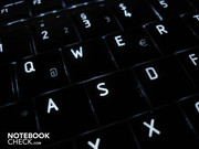 Inklusive der Beleuchtung fällt die Orientierung sehr leicht und es lässt sich selbst im Dunkeln angenehm spielen