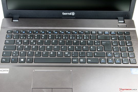 Die Tastatur ist nicht beleuchtet.