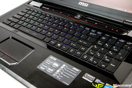Das SteelSeries-Keyboard ist für Gamer optimiert.