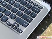 US-Tastatur beim Testgerät