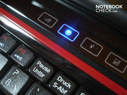 Express-Gate Leuchte auf der berührungsempfindlichen Leiste