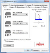 Touchpadkonfiguration