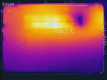 Thermalbild Unterseits der Baseunit