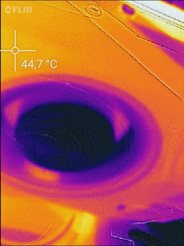 Rund um den Kühler ist es besser