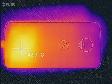 Wärmebildaufnahme des Moto Z