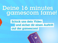 gamescom 2016 | Jetzt für &quot;16 minutes gamescom fame&quot; bewerben