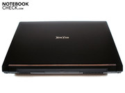 Das Fragbook DTX ist im hinteren Bereich fast 6 cm hoch.