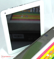 ...doch wegen der spiegelnden Oberfläche...