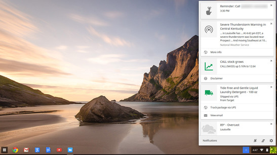 Einige tolle Funktionen wurden implementiert, zum Beispiel die nahtlose Integration von Google Now.
