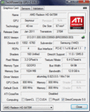 Systeminfo GPUZ Radeon HD 6470M