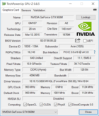 Systeminfo: GPU-Z Nvidia Geforce GTX 950M, 4GB