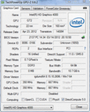 Systeminfo GPUZ Intel HD 4000