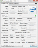 Systeminfo Intel HD Graphics 3000