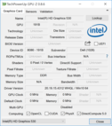 Systeminfo: GPU-Z HD Graphics 530