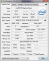 Systeminfo GPUZ Intel Grafik HD 3000