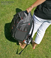 Gut gepolsterter Tragegriff