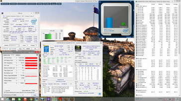 Unigine Heaven mit aktivem Turbo Fan. Die Temperaturen sind nur minimal geringer.