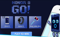 Honor 8 Go: Play to win - Honor 8, Honor Z1 Smartband und Selfie-Stick