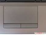 Relative großes Touchpad