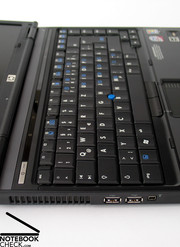 In dieser Hinsicht bietet das Compaq 6910p eine übersichtliche Tastatur mit üblicher Tastenanordnung.