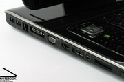Wie es sich für ein ordentliches Multimedia Notebook gehört, bietet das HDX9320EG eine Vielzahl an Anschlussoptionen.