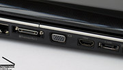 Zu den Highlights gehören unter anderem ein HDMI Port, ein Expansion Port sowie ein eSATA Anschluss für eine externe Festplatte.