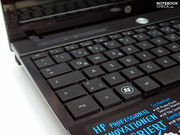 ...trotzdem bietet das HP 4310s eine sehr großzügige Tastatur.