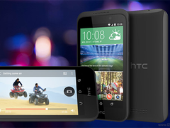 Das Desire 320 hat im Vergleich zum Vorgänger ein neues Design spendiert bekommen (Bild: HTC)