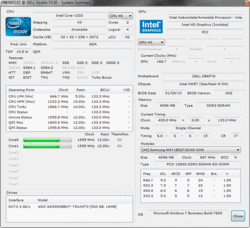 HW-Info Intel Core Processor ULV i5-470UM