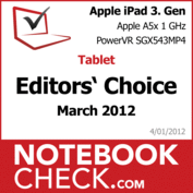 Award Apple iPad 3. Gen 2012-03