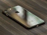 Das glänzende iPhone 7 Plus in "piano black" kann vermutlich 4K bei 60 fps aufnehmen.