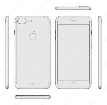 Skizze des iPhone 7 Plus (Foto: https://www.uswitch.com, https://twitter.com/OnLeaks)