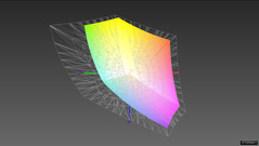 Farbraumabdeckung AdobeRGB: 59,1 Prozent