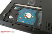 Dank DASP (Disk Anti Shock Protection) sollten Erschütterungen kein Problem für die HDD sein.