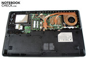 Alle wichtigen Komponenten sind frei zugänglich