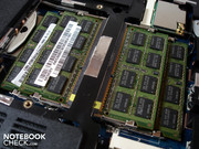 Vier RAM-Slots sind bei Notebooks eher eine Seltenheit.